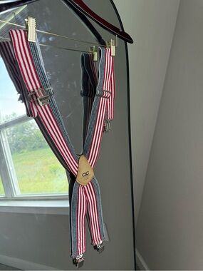 CLC USA American Flag Red, White, & Blue Patriotic Nylon Suspenders